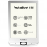 Электронная книга PocketBook 616, 6" E-Ink, 1024x758, 8Gb ROM, microSD, microUSB, Silver